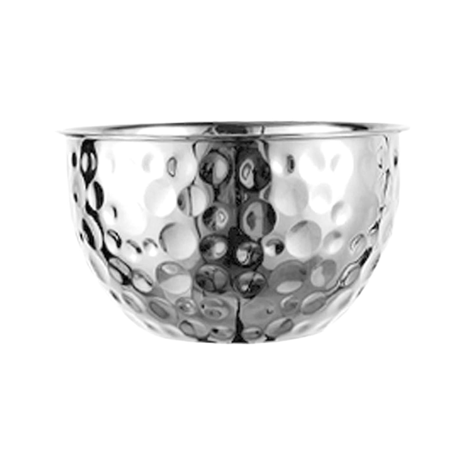 

Миска для замешивания из нержавеющей стали Универсальная декоративная центральная деталь Кованая миска для риса Прочная миска для супа с лапшой 2 л Миска для подготовки