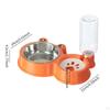 Dog Cat Bowl Food Feeder and Waterer Kit Nonslip Bottom, for Small Medium Puppy Kitten, Pet Water