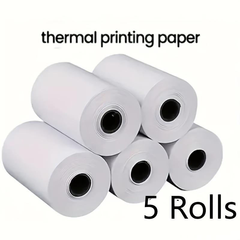 

5/10 упаковок рулонов термобумаги для моментальной камеры 5 pcs белый