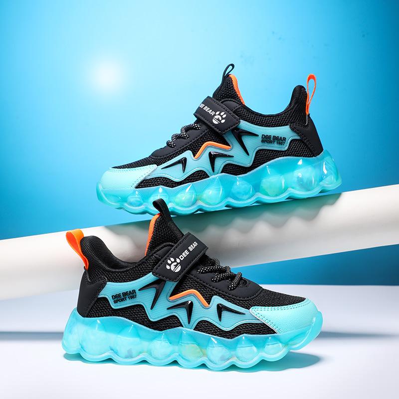 Middle school students, primary school students, mesh breathable new mesh shoes, children's shoes, spring boys, sports shoes, boys 2025