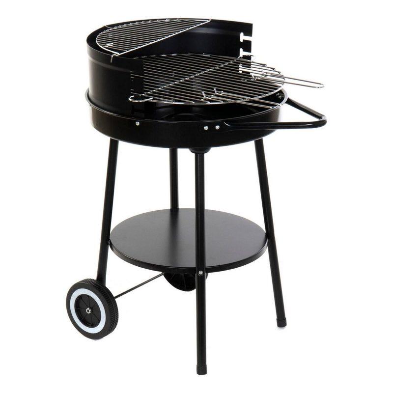 DKD Home Decor-Charcoal Barbecue with Wheels DKD Home Decor Black Metal Plastic 59 X 49.5 X 82 Cm