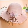 Women's Fashionable Sun Protection Wide Brim Straw Hat for Summer Beach and Scenic Outings