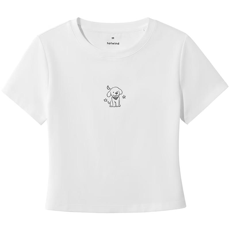Hotwind Women s Amo Puppy Print T-shirt XL