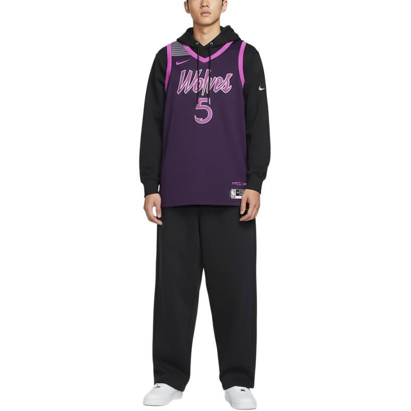 Nike NBA Anthony Edwards Minnesota Timberwolves City Edition Swingman Jersey Purple Dynasty Men s HM6334-525 XL