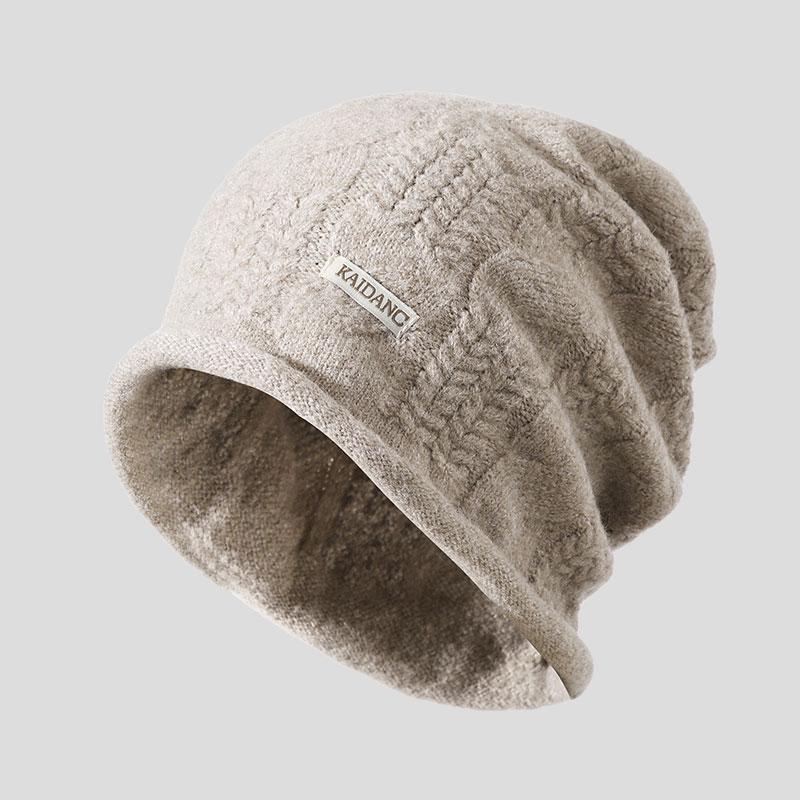 Outdoor Warm Bike Riding Woman Winter Travel Knitted Slouchy Beanie Hat