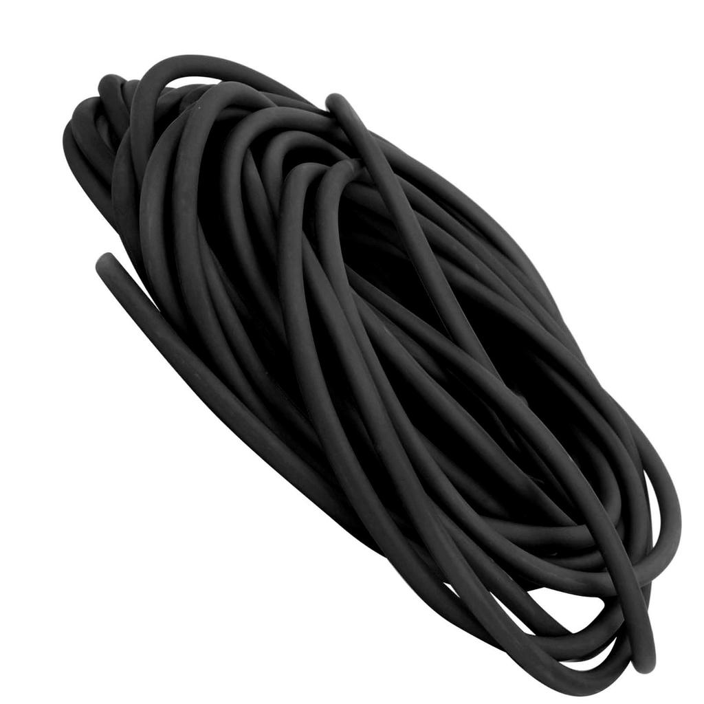 6090 20M   Catapult Latex Tubing Round Rubber Band Hunting Shooting Accessoryblack
