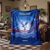 Crystal Palace Football Print Flannel Blanket Soft Warm Sofa Bed Throw Blanket For Home Office Bedroom