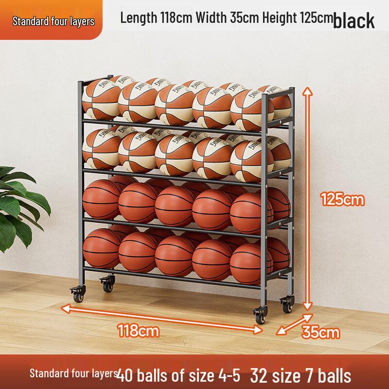 Portable Multi-Sport Equipment Storage Rack