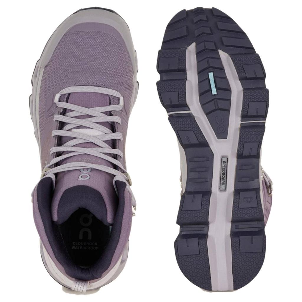 On Cloudrock 2 Vodotěsné Pohodlné Kotníkové Outdoorové Boty Dámské boty Fialové 63.98281