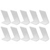 10pcs Acrylic Earring Holder   Ear Studs Jewelry Storage Display Rack Showcase Earrings Display Stand Earring Storage
