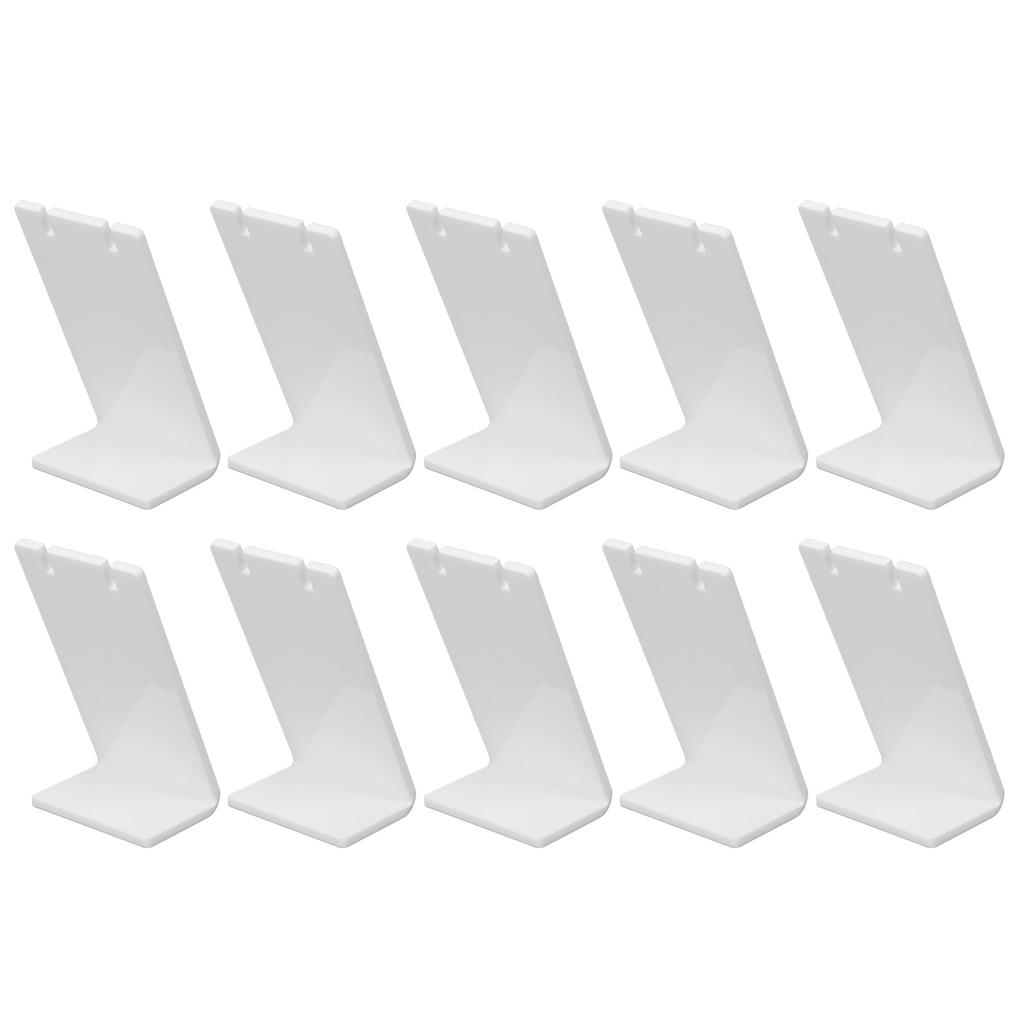 10pcs Acrylic Earring Holder   Ear Studs Jewelry Storage Display Rack Showcase Earrings Display Stand Earring Storage
