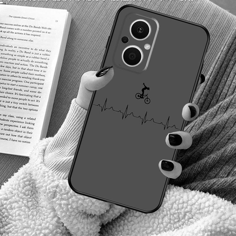 Bike Cycling Art Case For OPPO Reno 12F 12 13 11 F 8T 7 8 10 Pro OPPO Find X8 X6 Pro X3 X5 Lite Cover Fundas