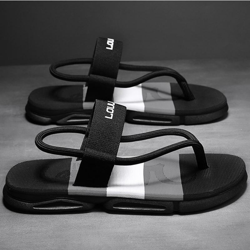 Summer Men's Sandals Outdoor Leisure Beach Shoes Men's  Slippers Men's Thick Sole Anti Slip