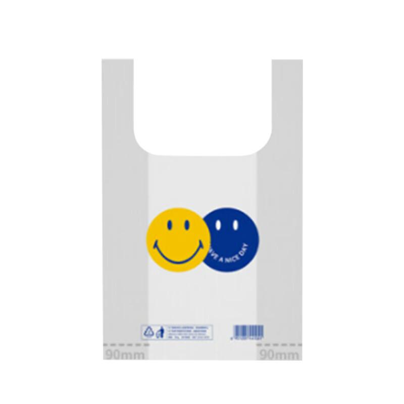 Thickened Smiley Face Plastic Takeout Bags