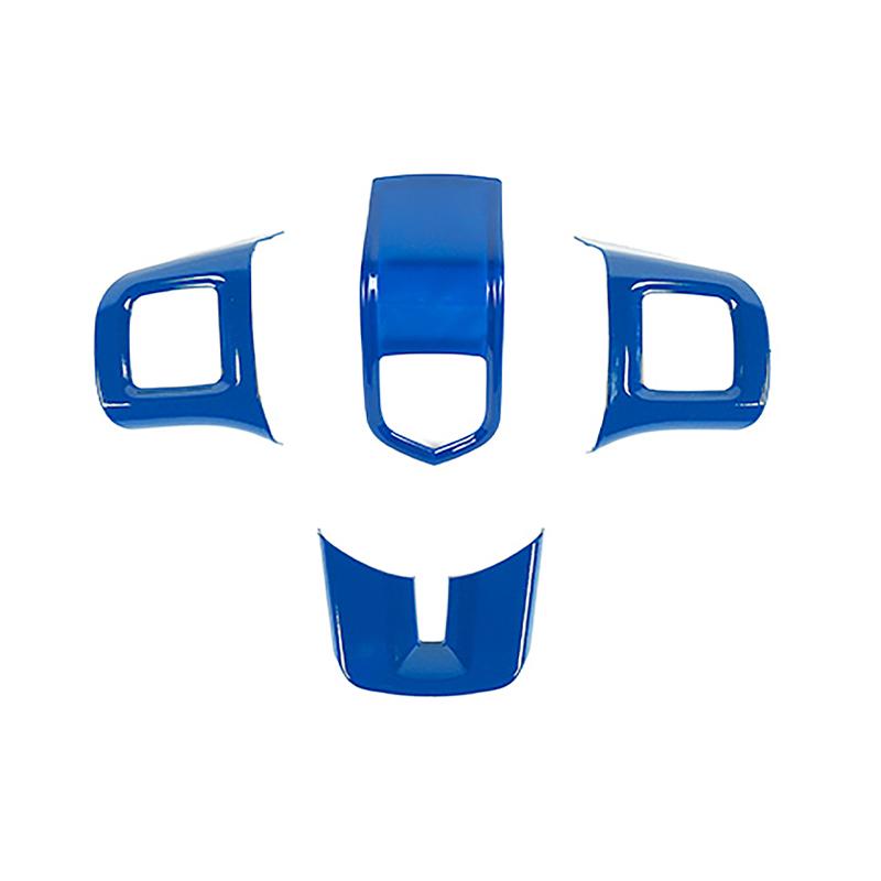 Car Steering Wheel Decoration Cover For Dodge Challenger Charger Durango Dart 2009-2014 Journey 2013-2022 Interior