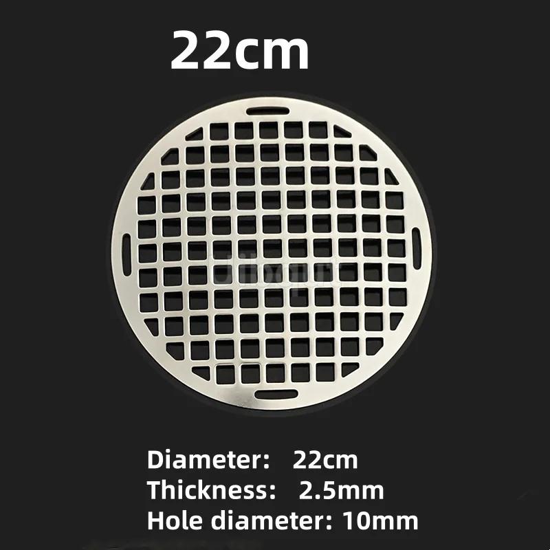 15 To 60cm Smooth Barbecue Round Cooling Baking Rack 304 Stainless Steel Wire Oven Grill  Sheet Circular BBQ Net Baking Grill