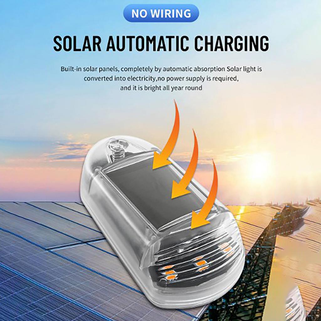 Bright LED Solar Cab Lights Not Drilling Required LED Lamp Hassle Free Solar LED Cab Lights Simple to Use for Any Truck