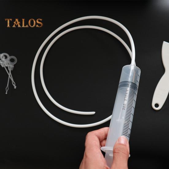 2/5Pcs/Set Refrigerator Drain Hole Unclogger Kit with Injector 150CM Hose Ice Scraper Fridge Water Remover Cleaner Blocked Outlet Hole Unclogging Tool