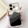For Tecno Pova 6 Neo Pova6Neo Case Liquid Silicone Soft TPU Back Cover 2024 Fashion Phone Funda Gothic Black Night Bumper