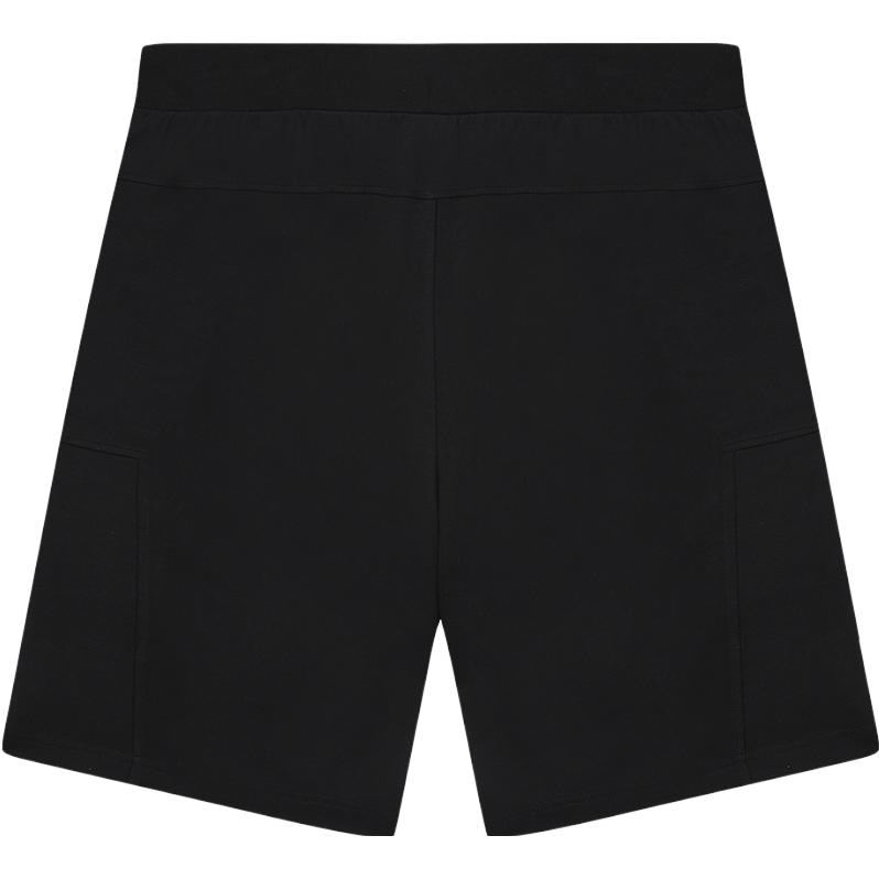 Fila 2023 New Summer Simple Solid Color Versatile Knitted Five-Point Pants Casual Shorts Men Shorts Black F11M338602FBK