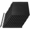 ProsourceFit Puzzle Exercise Mat EVA Interlocking Foam Floor Tiles for Home Mat for Home Workout Floor Padding for 24 In X 24 In X 48 Sq Ft 12 Tiles ½