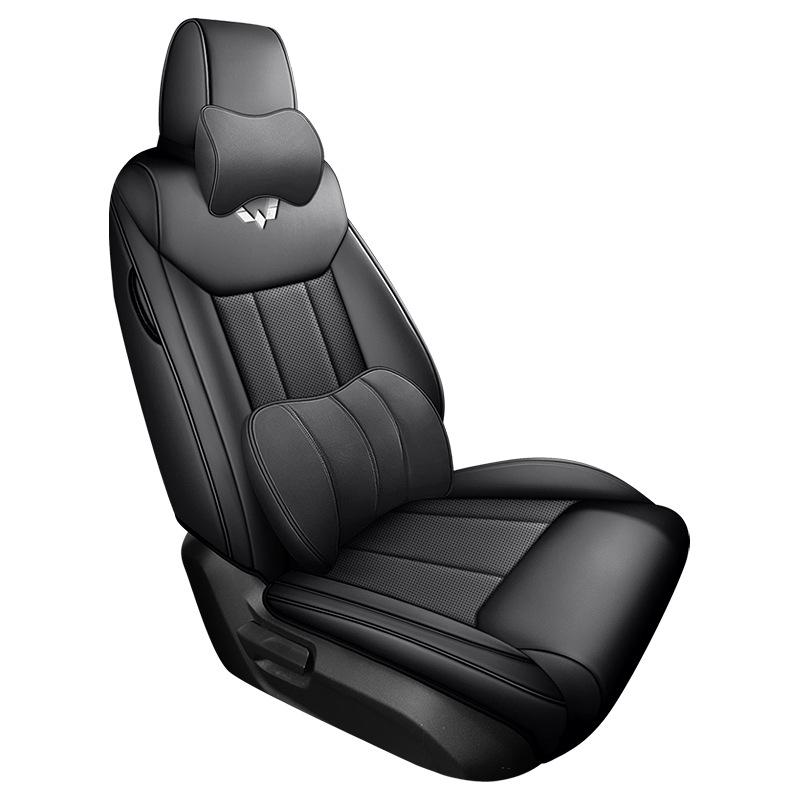Custom Wuling Jiachen Nappa Leather 7-Seat Car Seat Cushion for Business Minivan