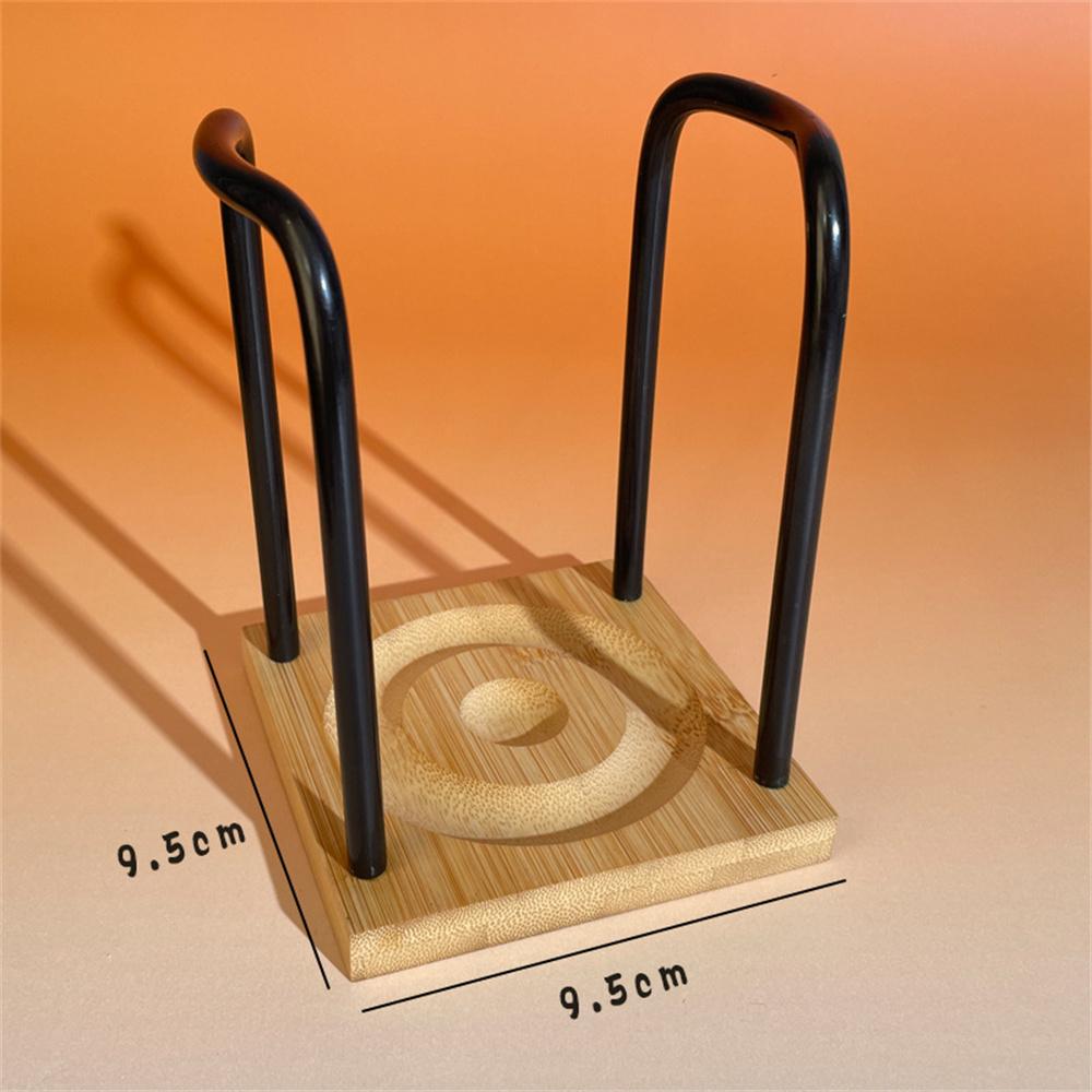 Disposable Cup Storage Holder Wooden Water Cups Dispenser  Rack Shelf with Longer Stick Tableware Organizer for Restaurants Bar