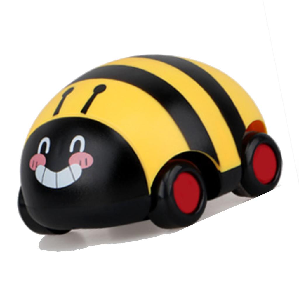 Kids Pull Back Vehicle Cute Look Resistant Plastic Miniature Pull Back Car Toy Model for Boys Girls