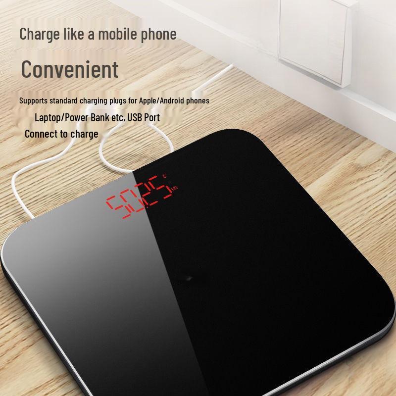 TCL Rechargeable Precision Body Weight Scale - Durable Household Electronic Measurement with Free Shipping