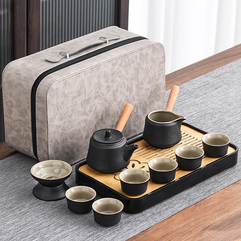 Lainuo Black Pottery Wild Goose Tea Set