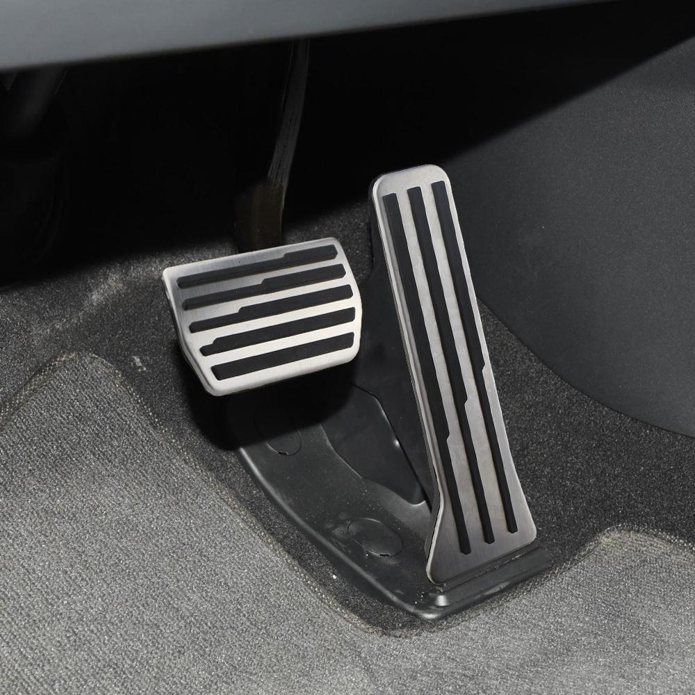 Car Pedals for Geely Zeekr 001 2021 2022 2023 2024 Gas Accelerator Brake Pedal Cover Stainless Steel Pad Interior Accessories