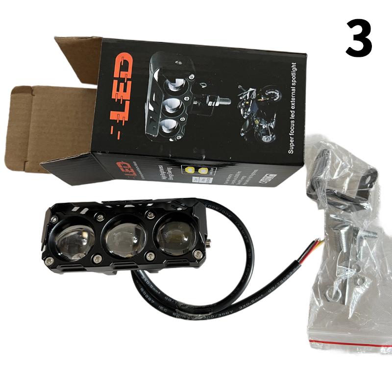 

Мотоциклетная светодиодная фара 35/20 Вт, яркая лампа для мотоциклов, скутеров, внешняя передняя светодиодная фокусирующая вспомогательная фара