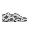 Paris Saint-Germain Air Jordan 6 Retro Low 'Iron Grey' (Unisex) Scarpe da Basket Vintage Bianco Osso / Arancio Magma / Grigio Ferro / Bianco