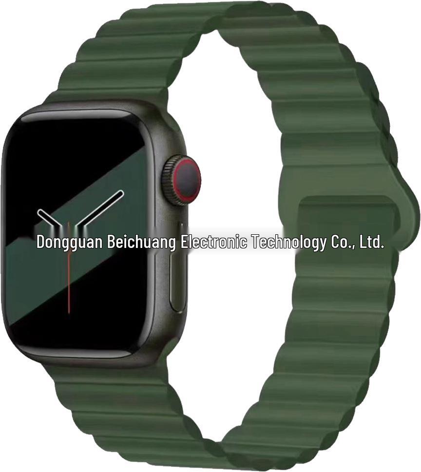 Two-Color Silicone Strap for Apple Watch 10/SE Creative S9