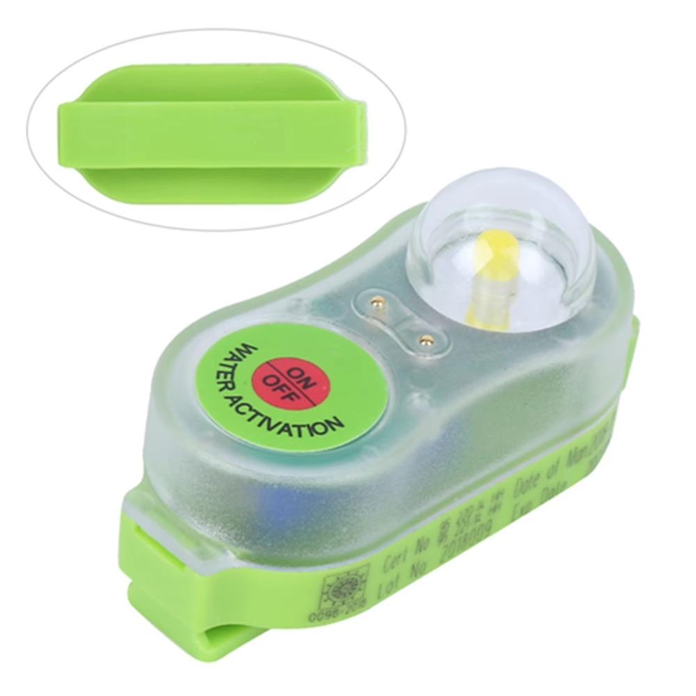 2pcs Waterproof LED Life Jacket Light Lightweight Emergency Signal Light  Outdoor Accessories
