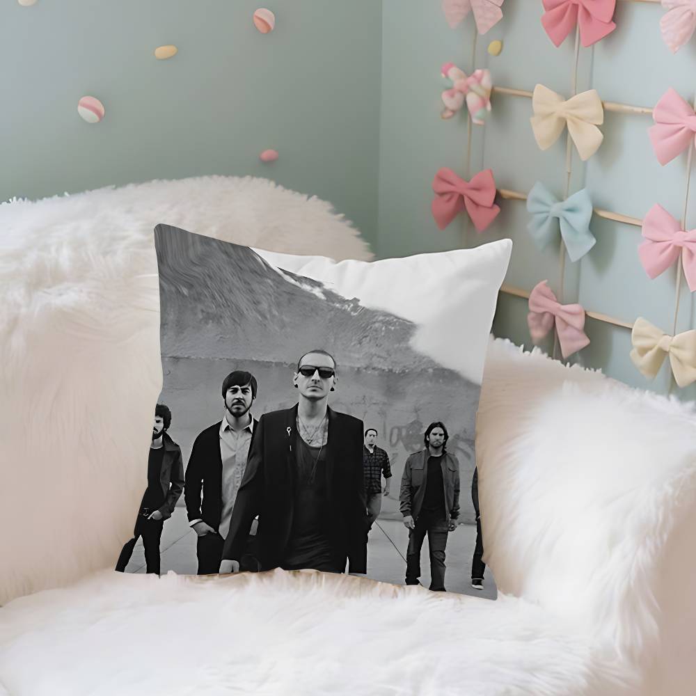 RIP Chester Charles Bennington Case Plush Fabric Soft Pillowcase Double Sided Print Cushion Cover Household Gifts