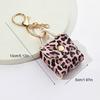 Mini Keychain Small Square Bag Bag Pendant Fashion Keyring  DIY Accessories