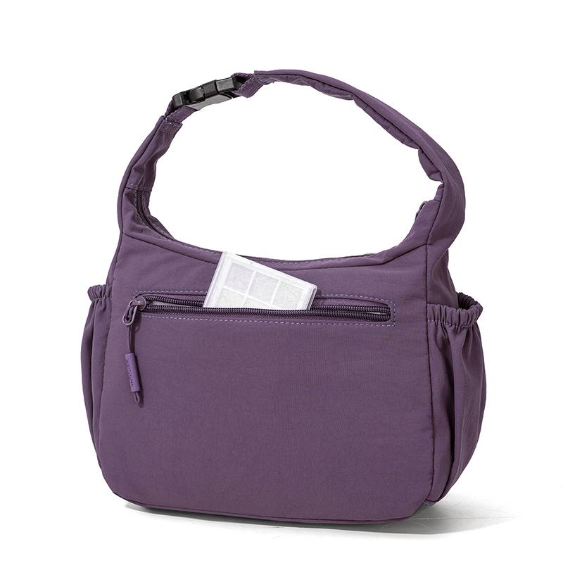Multi-vakken Nylon Tas Pendelaar Multifunctioneel Schouder Crossbody Draagbaar Kleine Vierkante Tas