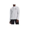 Under Armour Solid Color Logo Print Hooded Zip-Up Long Sleeve Jacket Women jackets White 1374645-100