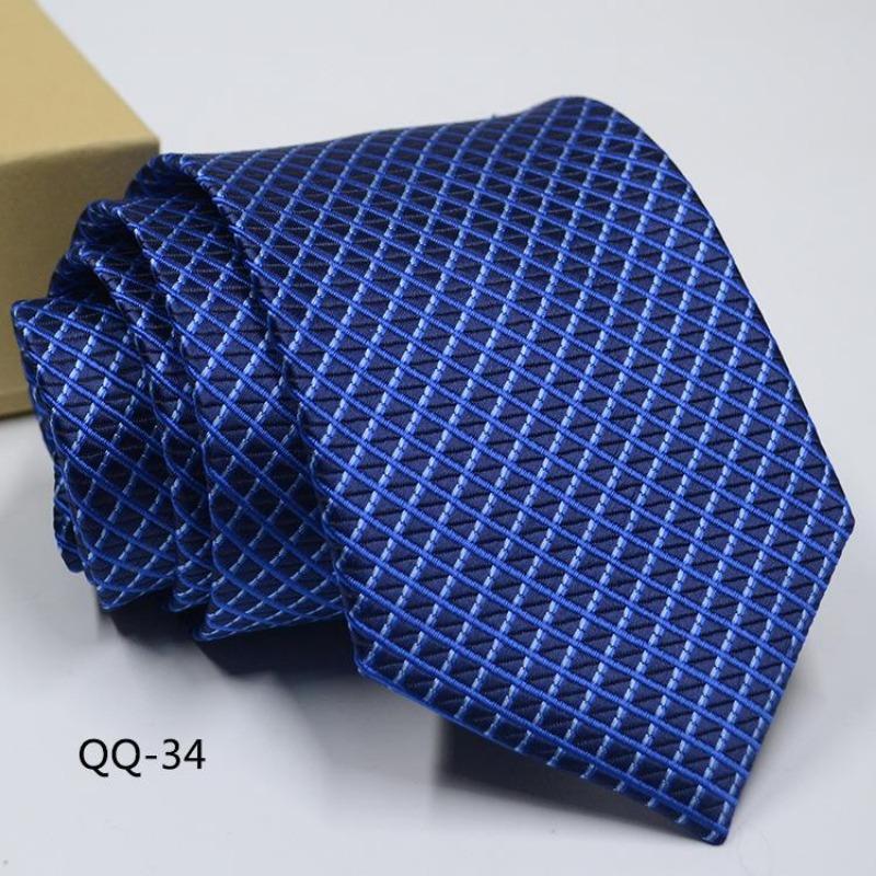Men'S Dress Business Casual Professional Groom Wedding Best Man Striped Jacquard Fine Gentleman Men'S Premium Tie