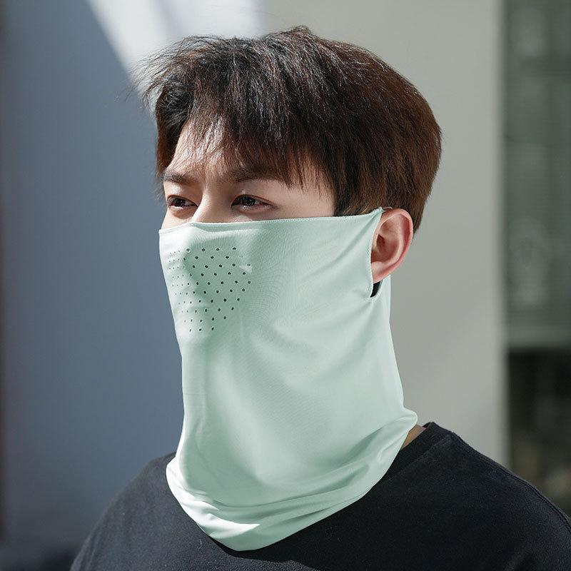 UV-Schutz Outdoor-Halswickelabdeckung Sport-Halswickelabdeckung Sonnenschutz-Gesichtsschal Gesichtsabdeckung Eisseidenmaske Sonnenschutzmaske