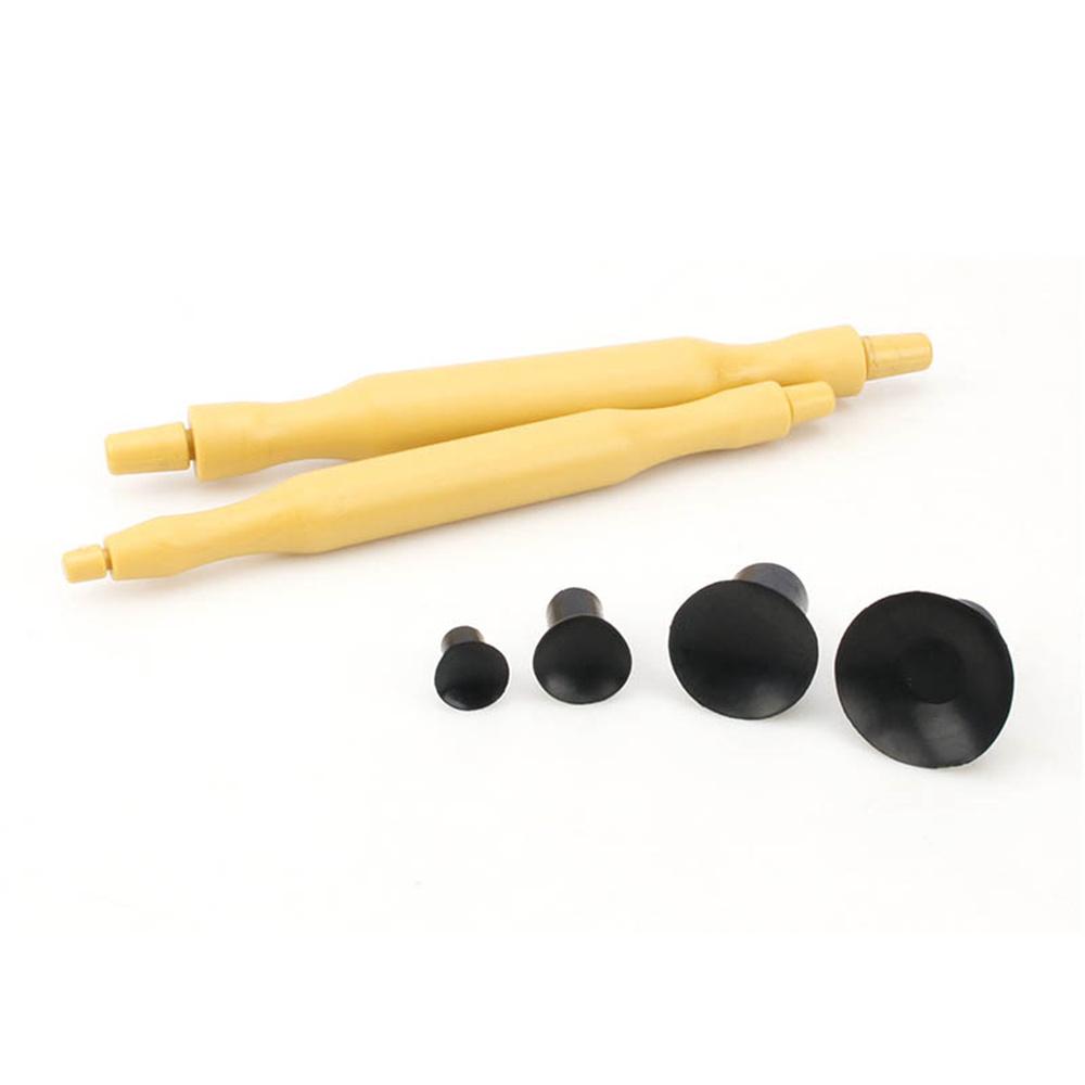 2x Valve Hand Lapping Grinding Tool Kit Suction Cup Lap Sticks Rubber & Plastic