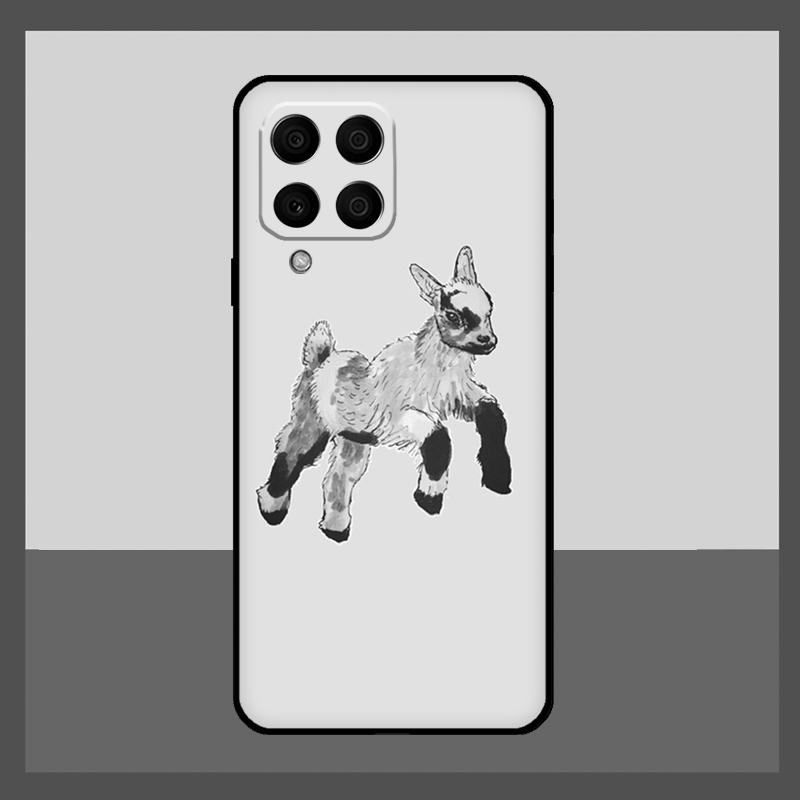 Cute Baby Pygmy Goat Case For Samsung Galaxy M11 M31 M14 M34 M54 M12 M32 M52 M15 M13 M06 M16 M36 M56 M53 M35 M55