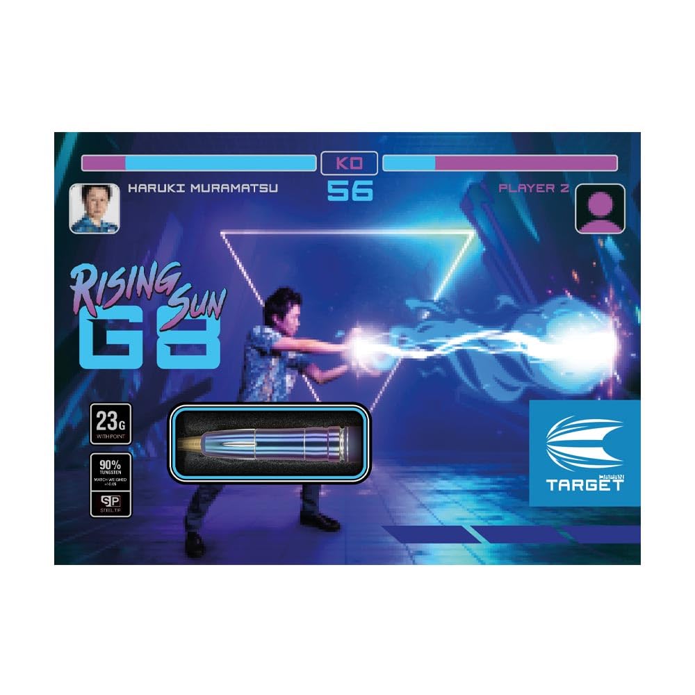 Target Target RISING SUN G8 Rising Sun Generation 8 SWISS POINT STEEL Haruki Muramatsu Model Dart Barrel Dart Set <190506>