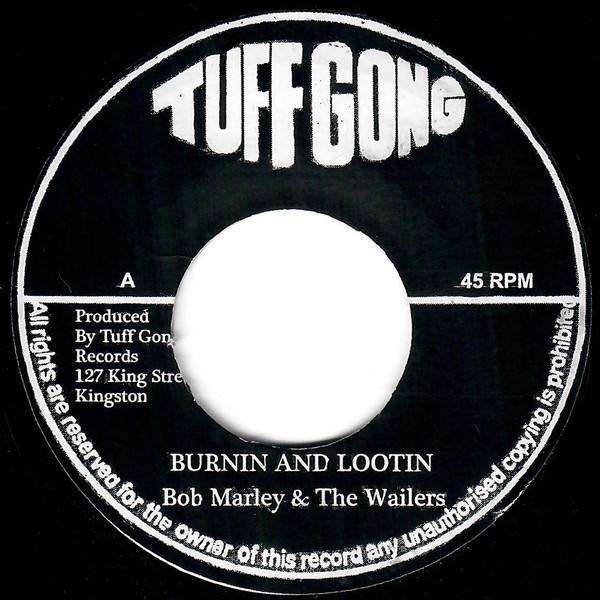 

7inch Record BOB MARLEY & THE WAILERS - Burnin And Lootin / Rastaman Chant NONE TUFF GONG 2009 UK Reggae, Ska & Dub Used