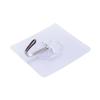 10pcs Transparent Stainless Steel Self-Adhesive Hooks Bathroom Towel Clothes Storage Sticker Hook Key Hangers Storage Holder