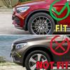Front Bumper Wind Knife Blade For Mercedes GLC Class C253 X253  GLC260 GLC300 2020 2021 2022 Carbon Fiber Look Bumper Spoiler