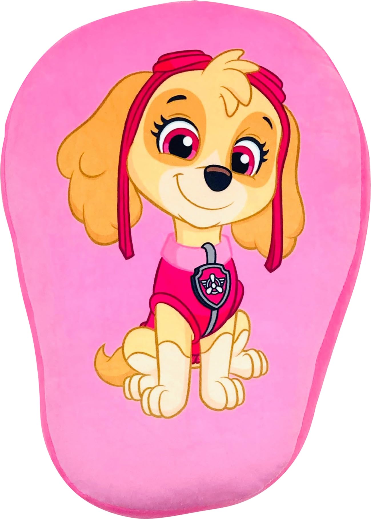 MORIPiLO Paw Patrol Skye Body Pillow Soft and Soft to the Plush Nap Morishita Pillows (Soft Die-Cut Cushion) Touch, Toy, Pillow, Pink, 38x30x10cm,