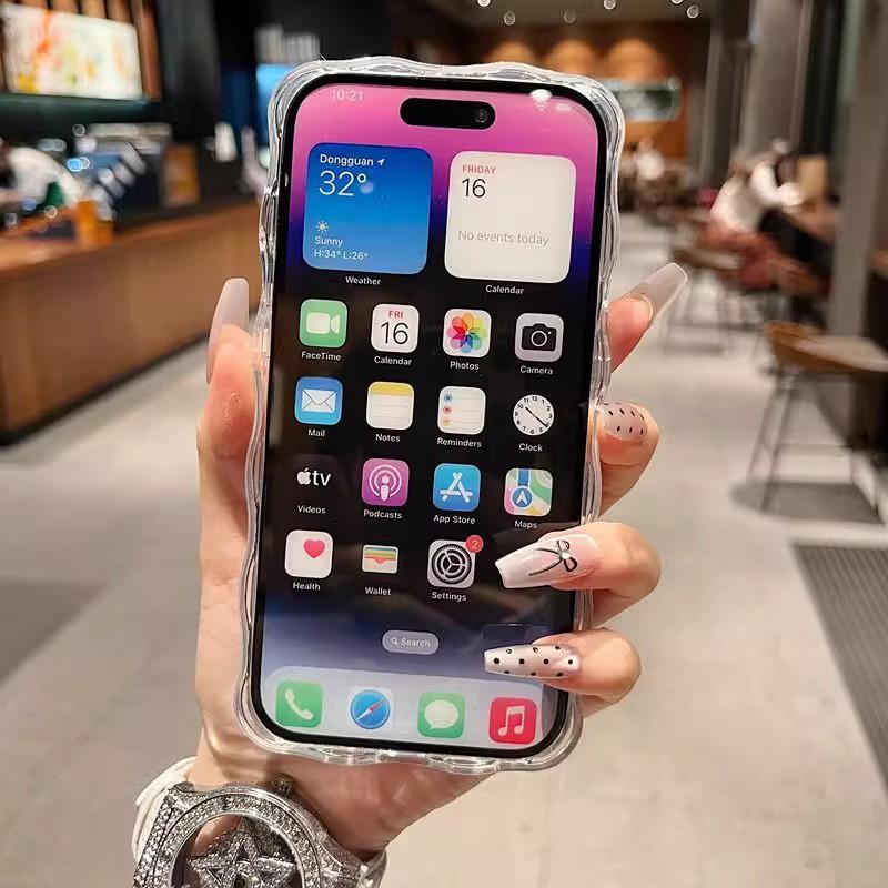 TPU Full Cover Phone Case IPhone 16 Pro Max 15 14 13 With Oil Painting Butterfly Design Anti Drop