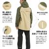 Rainwear Rain Suit Set and Golf Wear Windbreaker Mountain Parka Waterproof Raincoat Breathable Waterproof Windproof Lightweight Outdoor Golf Fishing